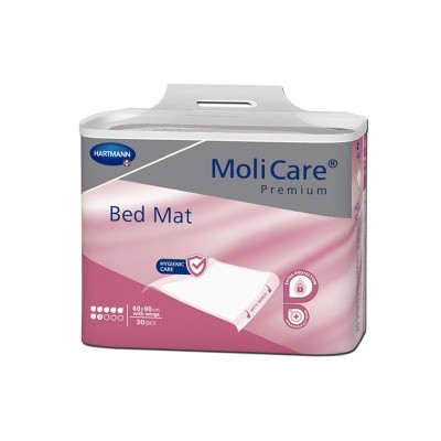 Absorpční podložka MoliCare Premium Bed Mat 60 x 90 cm, 60 x 180 cm se záložkami, 30 ks