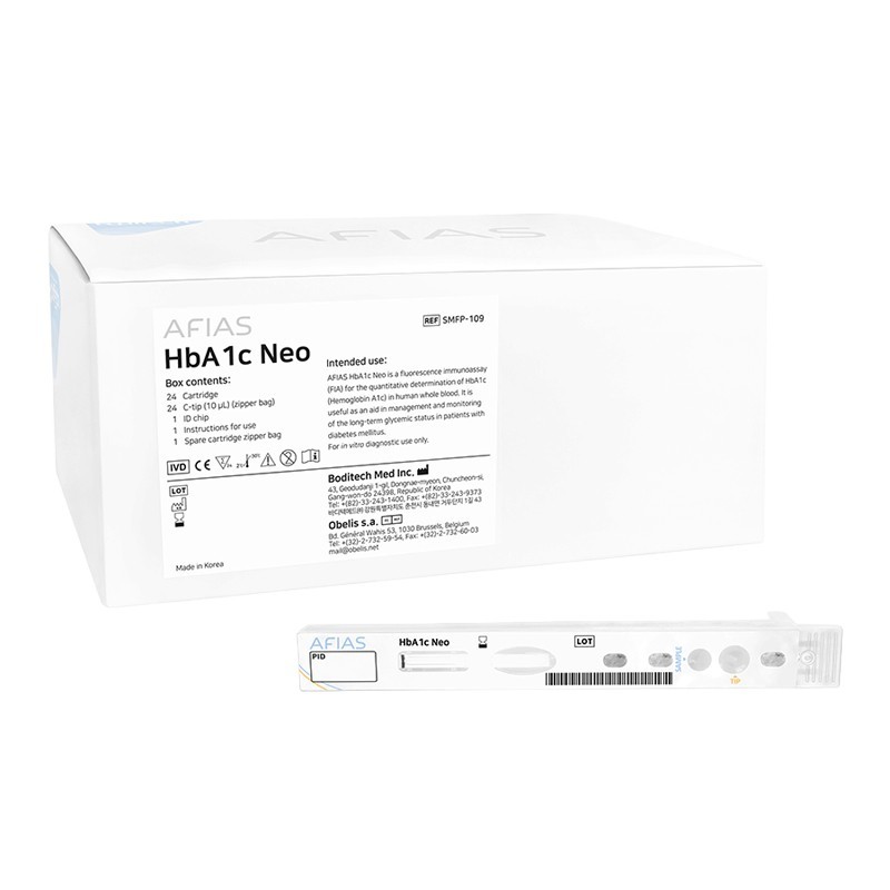 AFIAS HbA1c Neo fluorescenční imunotest, 24 ks v balení