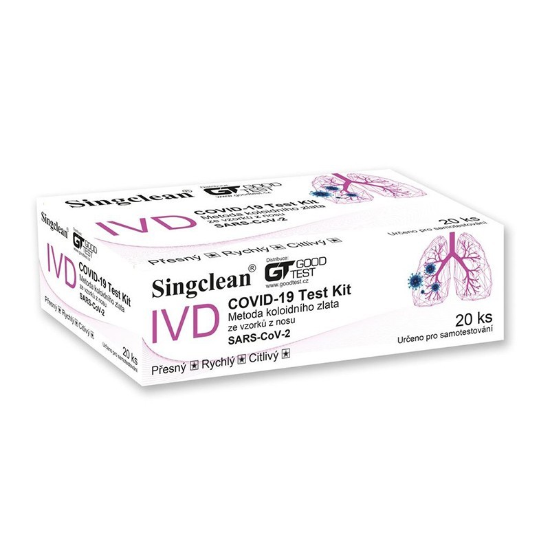 Antigénny RAPID test na Covid, výter z nosa, 20 ks