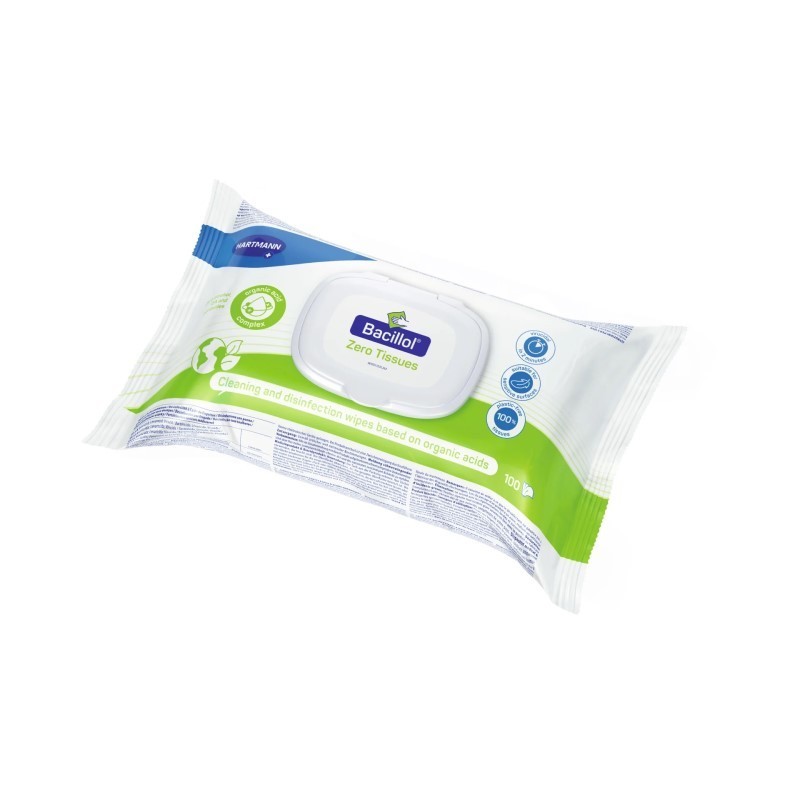 Bacillol® Zero Tissues flowpack, 100 ks