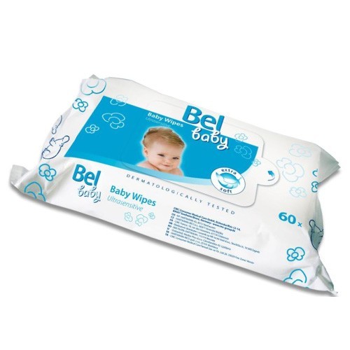 Bel Baby - dětské vlhčené ubrousky, 60 ks v balení