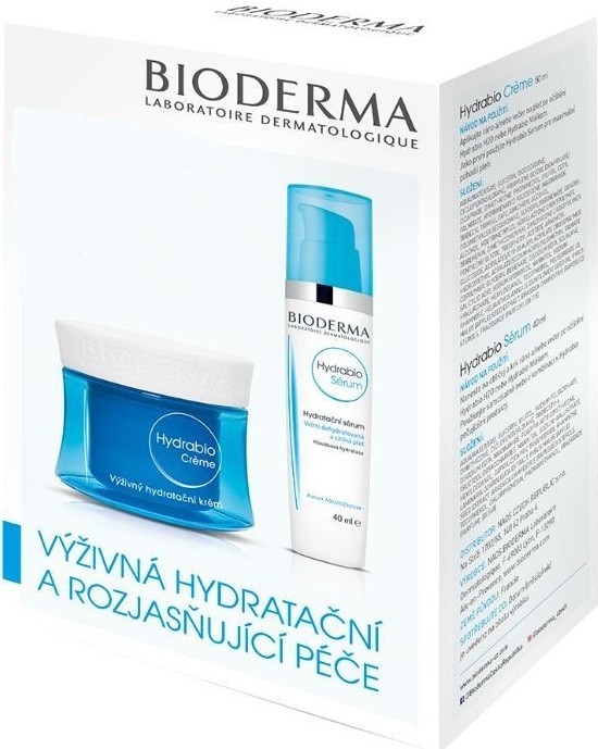 Bioderma Hydrabio Creme -krém 50ml + Hydrabio Sérum 40 ml ZADARMO