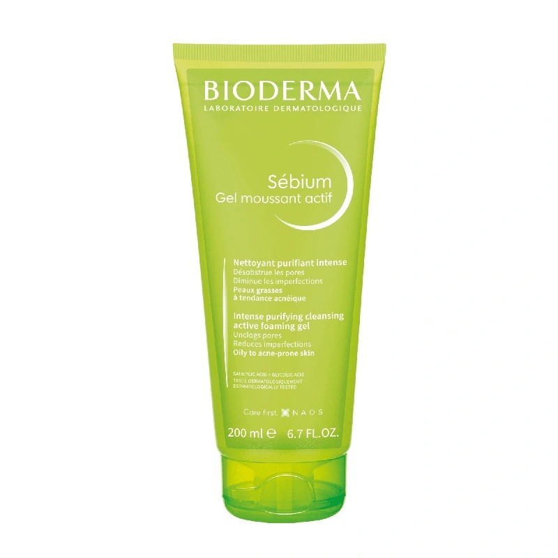 Bioderma Sébium Gel moussant actif 200 ml, exp. 07/2025