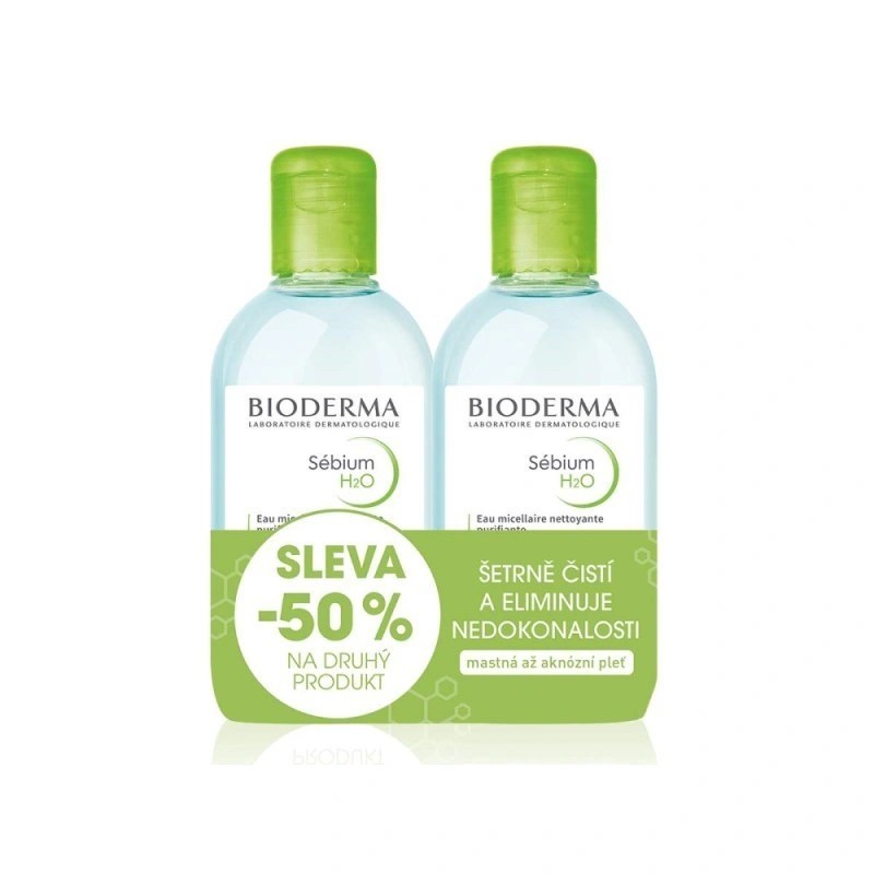 BIODERMA Sébium H2O 500ml 1+1 Festival, exp. 11/2026
