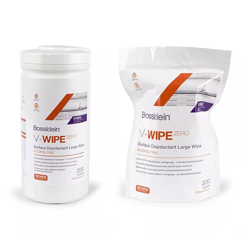 Bossklein dezinfekčné utierky bez alkoholu, jablko