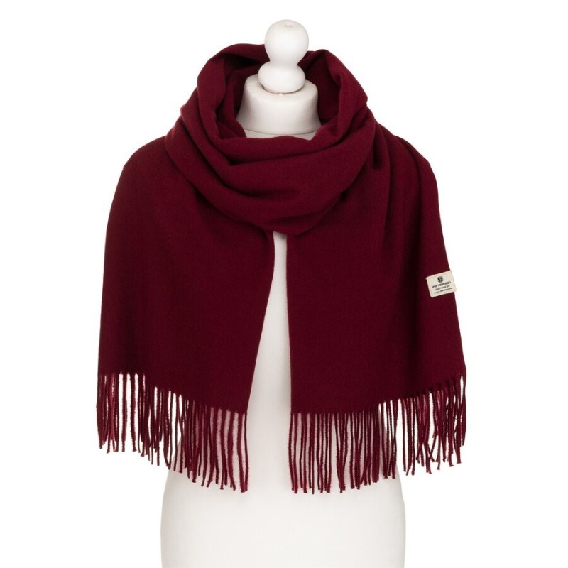 Dámsky elegantný šál v darčekovom balení, bordó