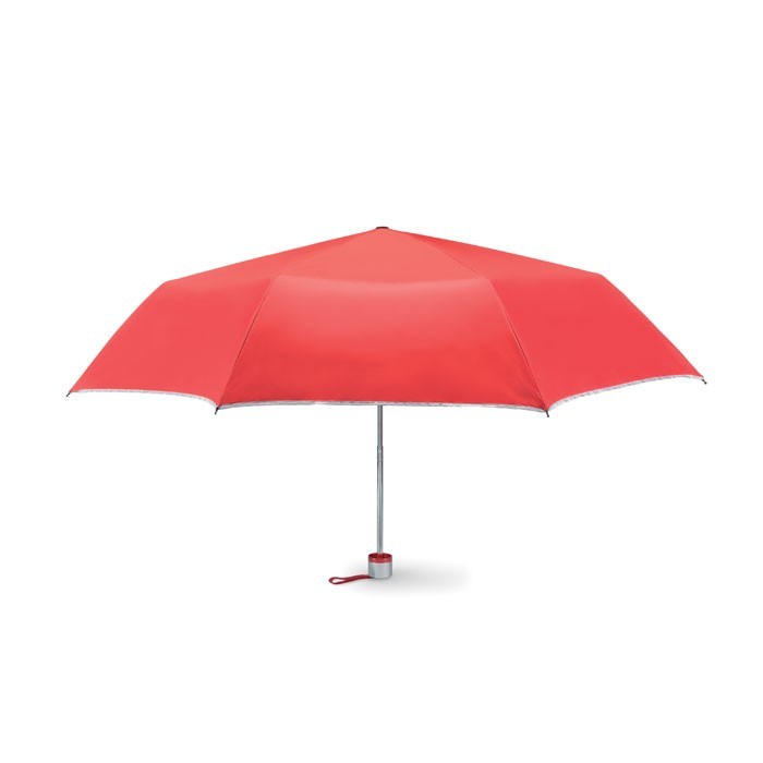 Dáždnik skladací, červený