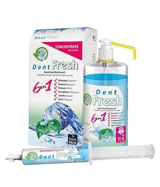 Dent Fresh, bez příchutě, startovací balení (obsahuje chlorhexidin)