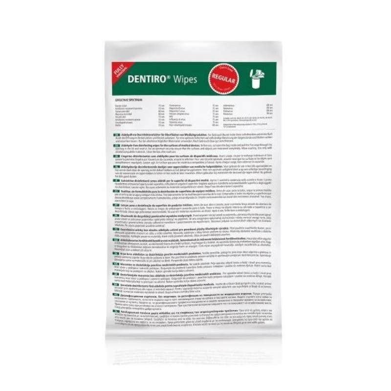 Dentiro Wipes Regular, 14,5 x 20 cm, 120 ks