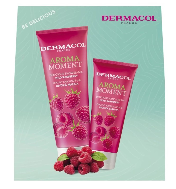 Dermacol sada - Aroma malina krém na ruky 100 ml + sprchový gél 250 ml