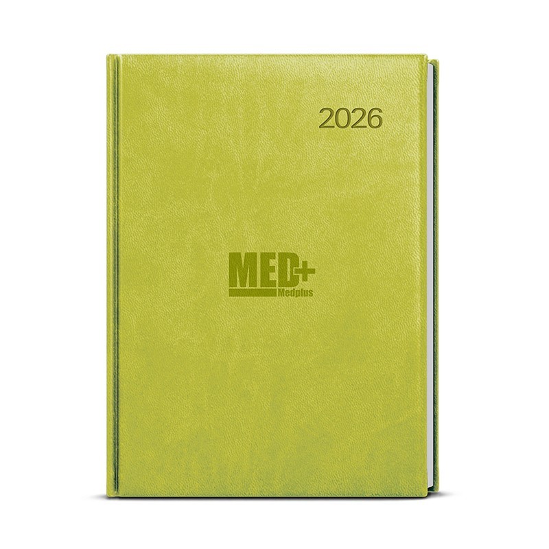 Diář Medplus 2026, zelený, denní, A5