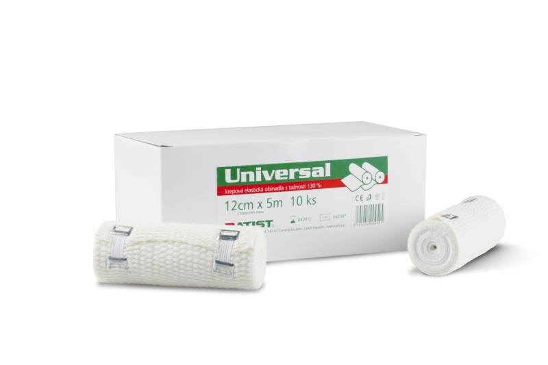 Elastická obinadla – Universal 6 cm x 5 m, jednotlivě baleno, 1 ks - DOPRODEJ