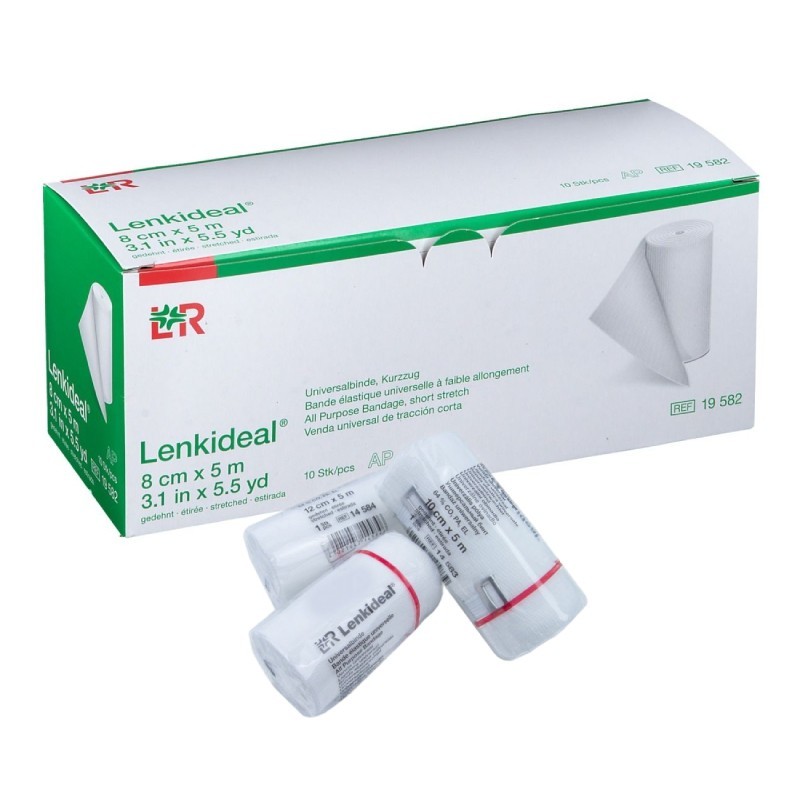 Elastické ovínadlo – Lenkideal 10 cm x 5 m, 10 ks, jednotlivo balené