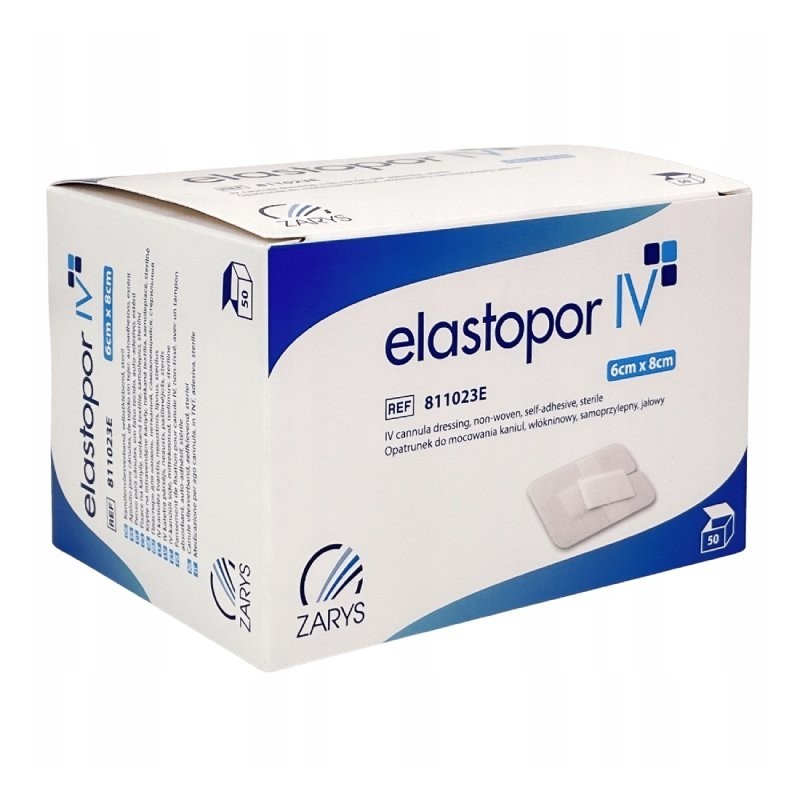 elastopor IV - netkané krytie pre IV kanylu, 6cmx8cm, (bal.á50ks), sterilné