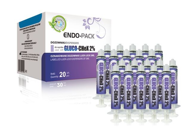 Endo-Pack Gluco-Chex 2%, 20 x 5 ml stříkačka