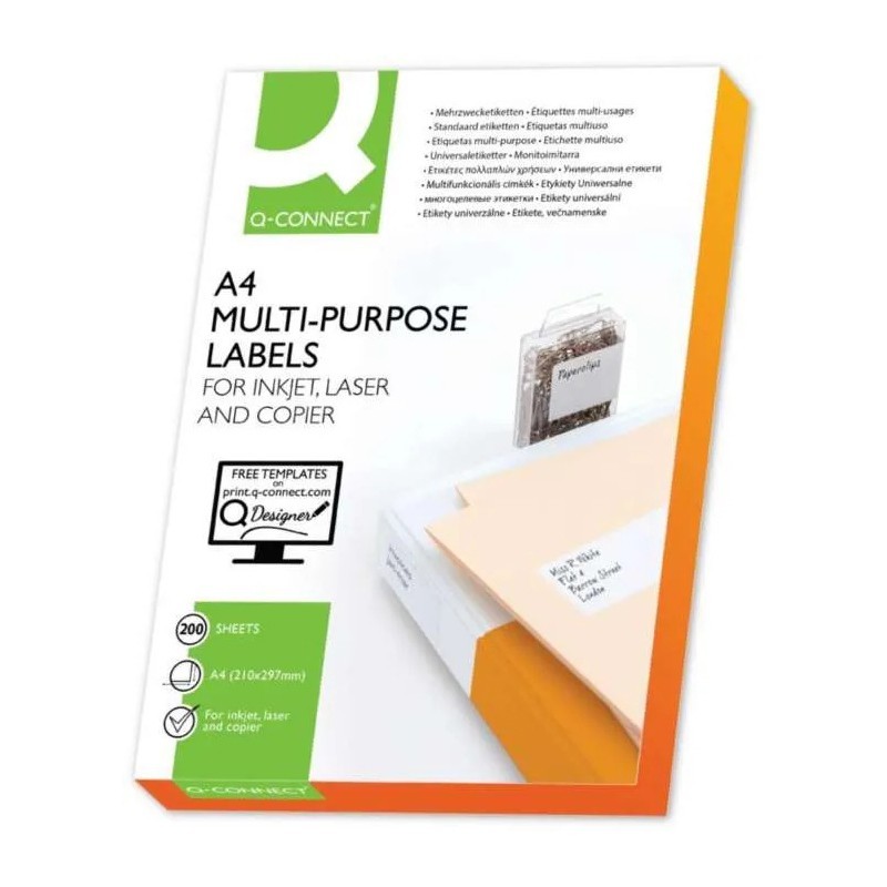 Etikety univezrální, bílé, 52,5 x 29,7 mm (bal.4000ks)