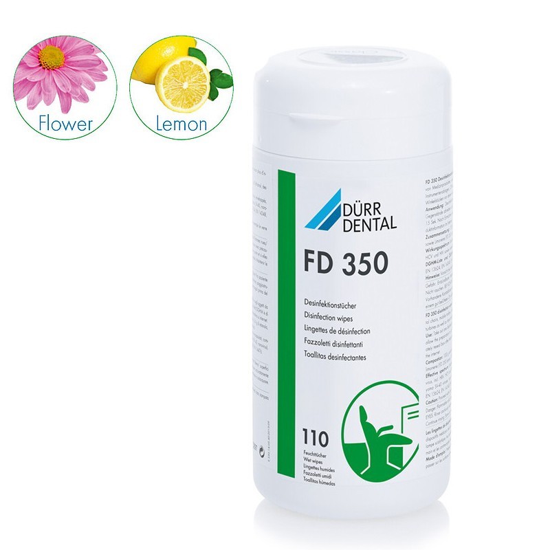 FD 350 dezinfekčné utierky, dóza, 110 ks