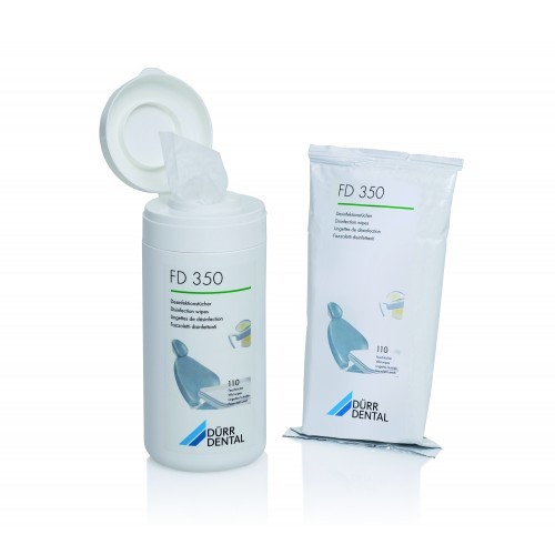 FD 350 dezinfekční ubrousky citrón, 110 ks v dóze exp. 01/2020