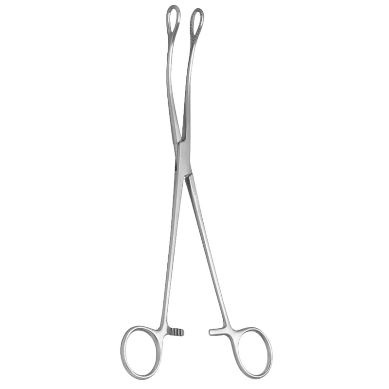 Foerste kliešte vrúbkované, zahnuté, 25 cm