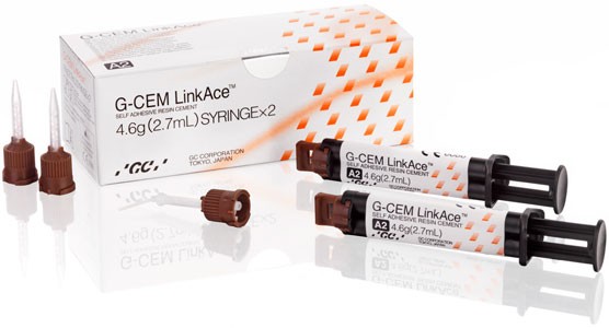 GC G-CEM LinkAce A2 3x4,6g(2,7ml)+1x transc.4,6g(2,7ml)+30xmieš. kan. + 10xkonc.endo - POUZE NA OBJ.