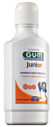 GUM Junior ústní výplach pro děti bez fluoridů, 300 ml
