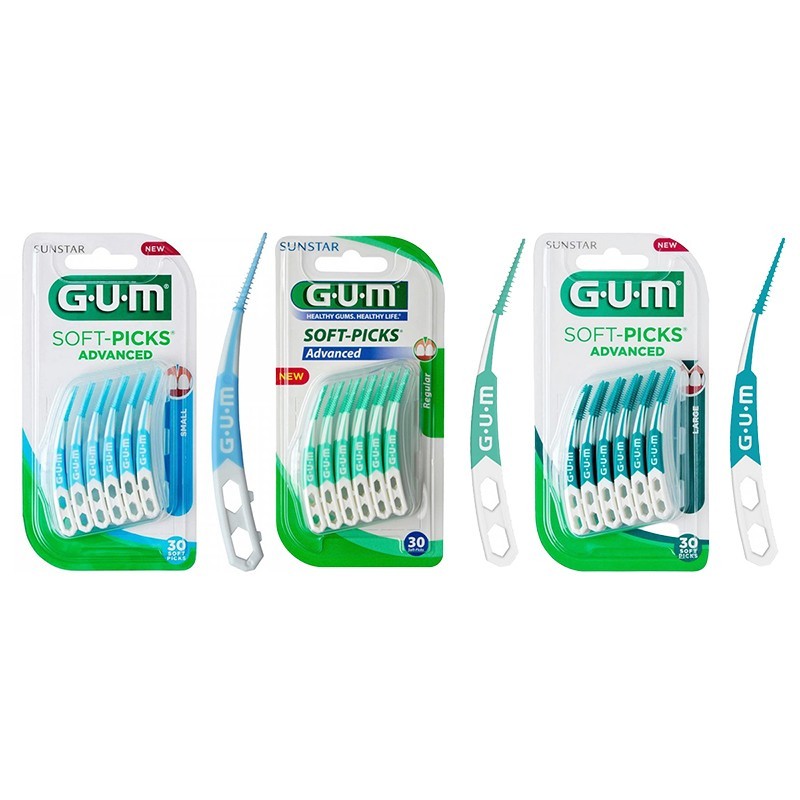 GUM Soft-Picks Advanced masážní mezizubní kartáček
