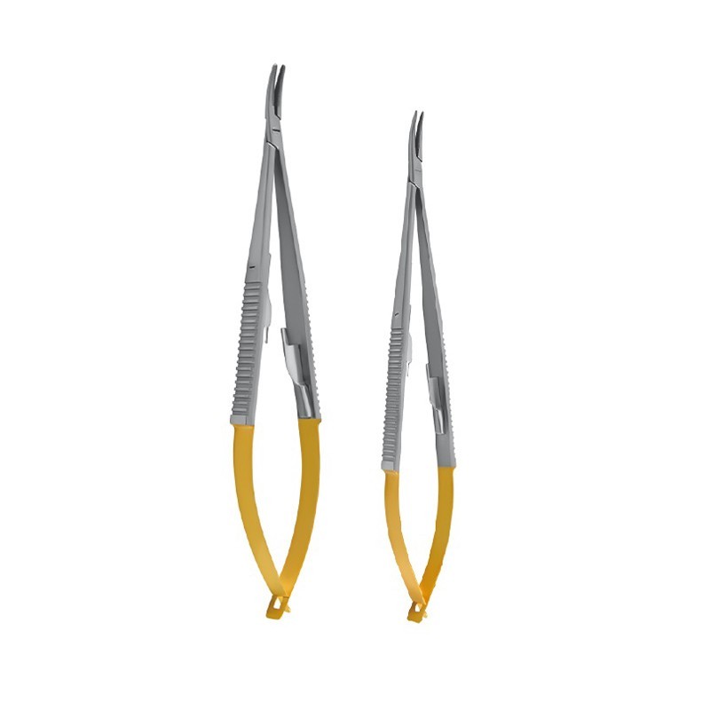 Jehelec Castroviejo zahnutý TC