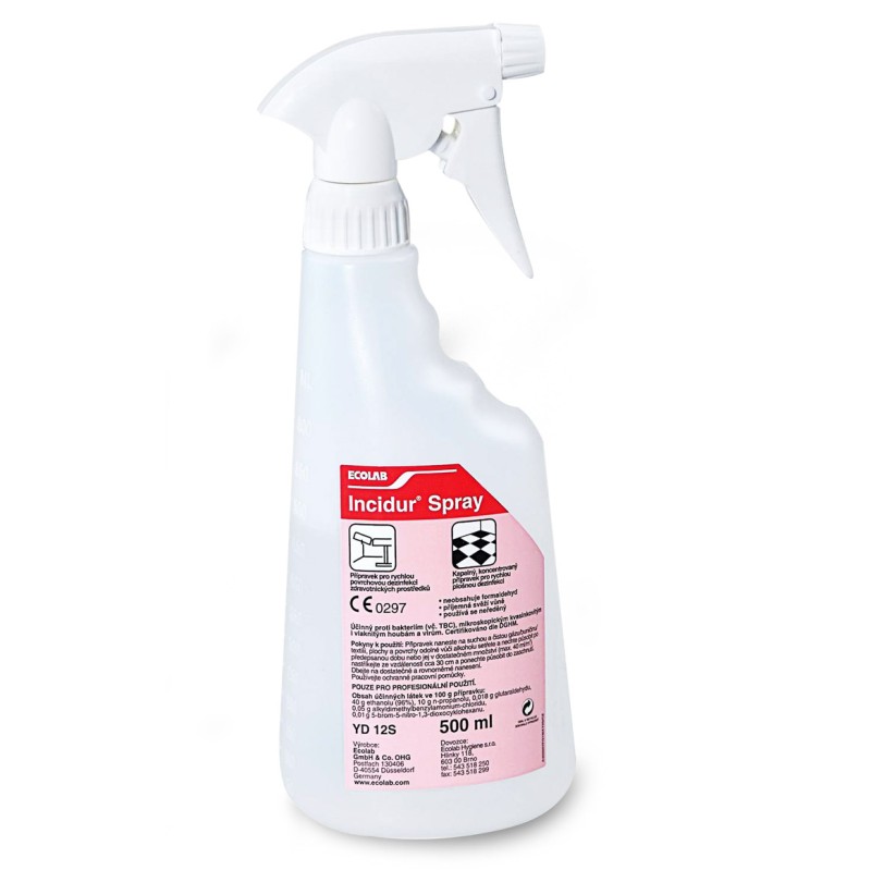 Incidur Spray 500 ml s rozprašovačem- UKONČENÍ VÝROBY-NÁHRADA INCIDIN LIQUID
