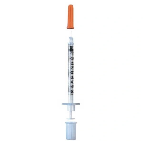 Inzulinová stříkačka BD, 0,5 ml U-100 30G x 8 mm, 100 ks, poškozená krabička
