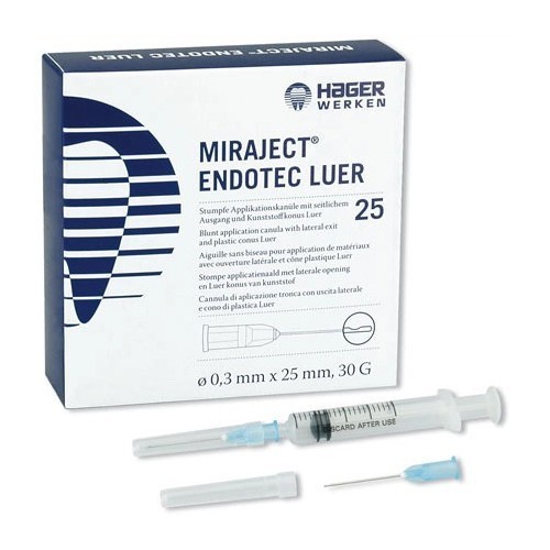 Jehla Miraject Endotec Luer 21G 0,80 x 25 mm, 25 ks, exp 02/2022