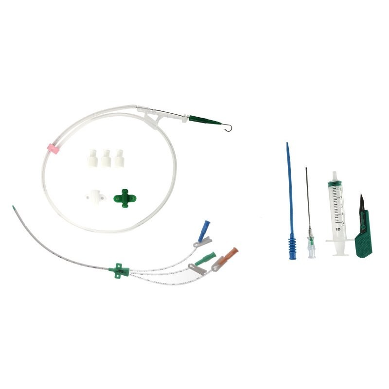 Katétr centrální žilní Multicath Three, 3-Lumen, 14G, 20 cm, 5 ks