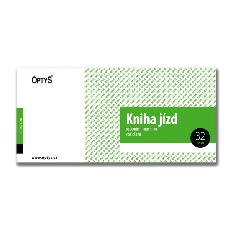 Kniha jízd firemního vozidla DL, 32 listů