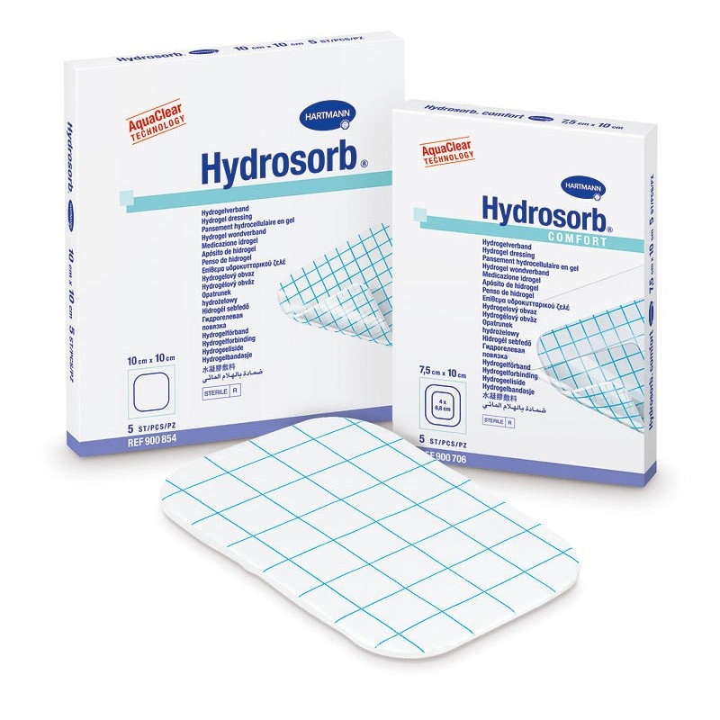 Kompres Hydrosorb (5 x 7,5 cm), 5 ks, sterilní