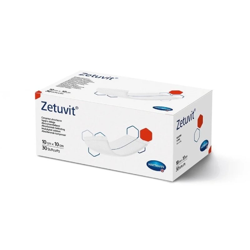 Kompresy savé nesterilní Zetuvit 10x10cm (30ks/bal) (18bal/kar)