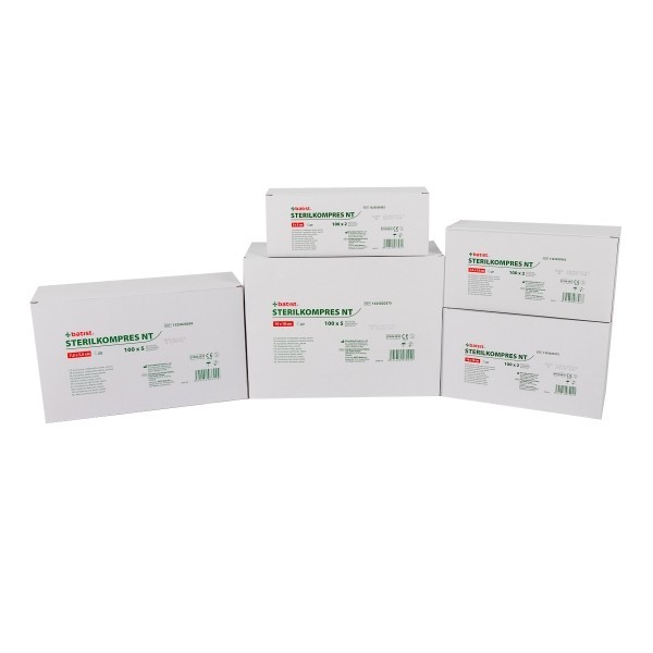 Kompresy z netkaného textilu sterilní 4vr., Sterilkompres NT, 10 x 10 cm