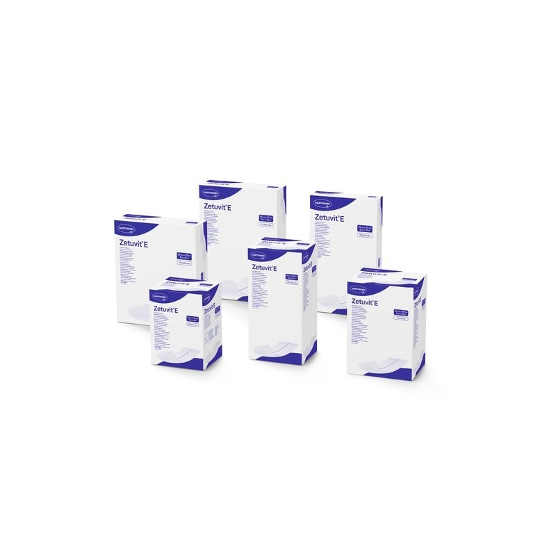 Kompresy Zetuvit E, absorpčné nesterilné krytie