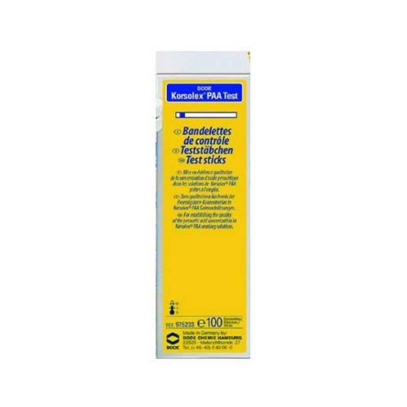 Korsolex PAA TEST, 100 proužků, exp 11/2020