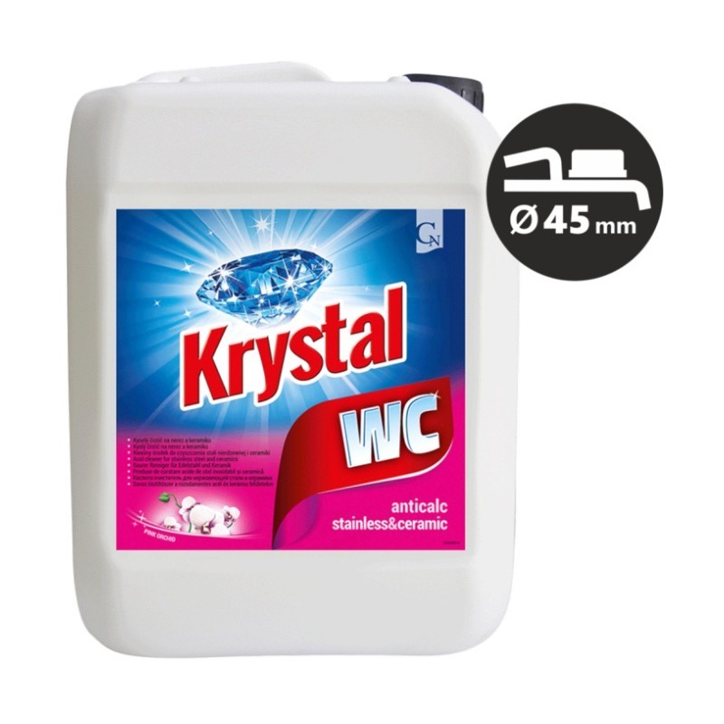 Krystal WC růžový 5kg, na keramiku