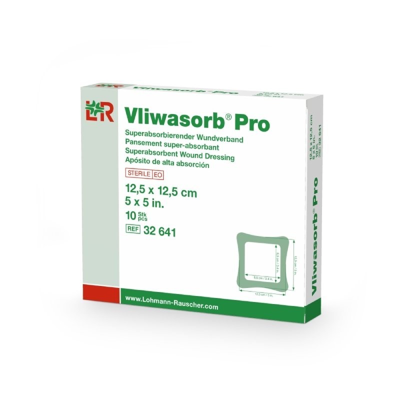 Krytí na rány Vliwasorb Pro, sterilní, 10 ks