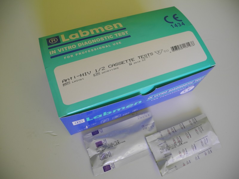 LABMEN Anti-HIV 1/2 TEST - S/P, 50 ks v balení- DOPRODEJ