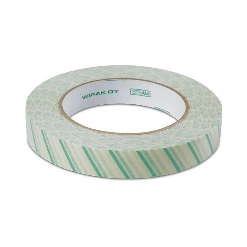 Lepicí páska s indikátorem parní sterilizace, 25 mm x 50 m, exp. 03/2026