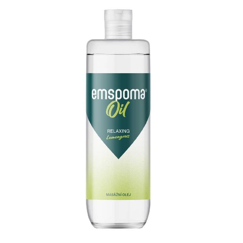 Masážní olej emspoma OIL Relaxing lemongrass, 500 ml