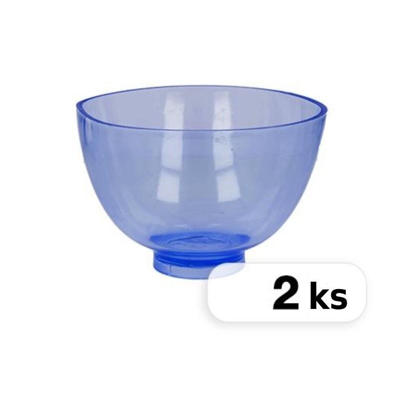 Miska na alginát a sádru modrá,  12,5 cm, 2 ks