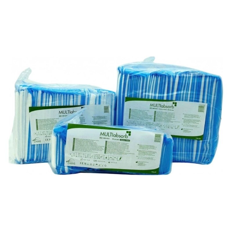 MULTIabsorb - vícevrstevné absorpční buničinné krytí, nesterilní, 50 ks