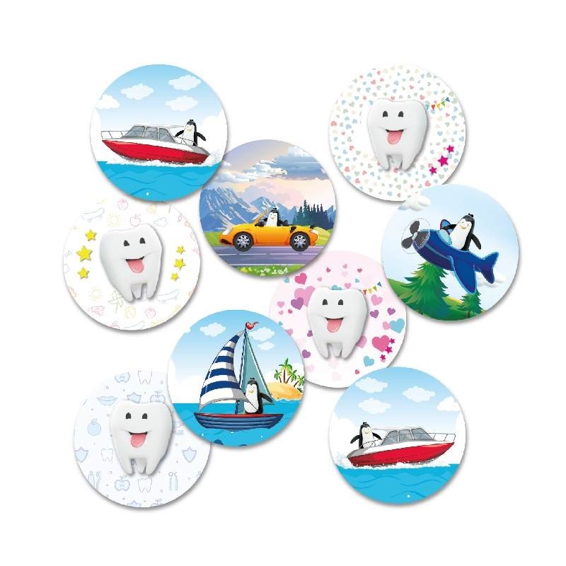 Nálepky pre detských pacientov, 50 ks