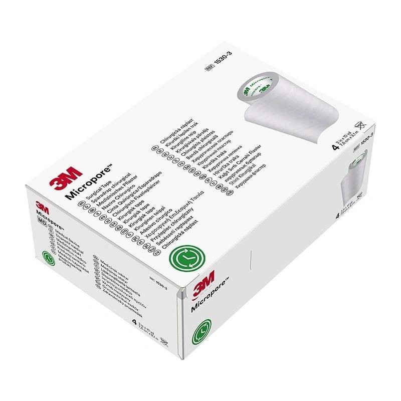 DOPRODEJ Náplast 3M Micropore 7,6 cm x 9,1 m, 4 ks, expirace 6.11.2026