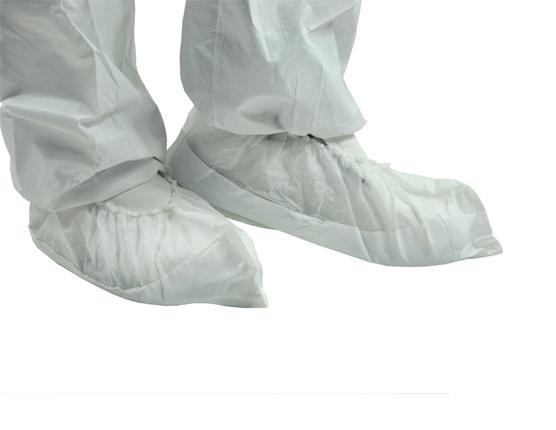 Návleky na obuv PP,  biele, prošmyková podrážka,  1 pár
