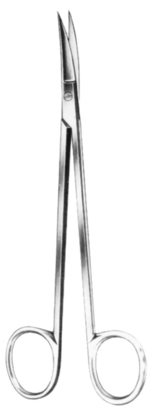 Nožničky Kelly na fistule zahnuté, 16 cm