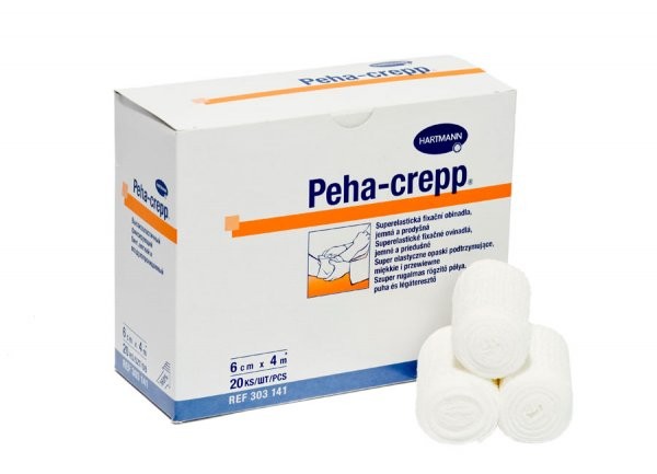 Obinadlo fixační Peha-crepp 10cm x 4m, 20 ks v balení