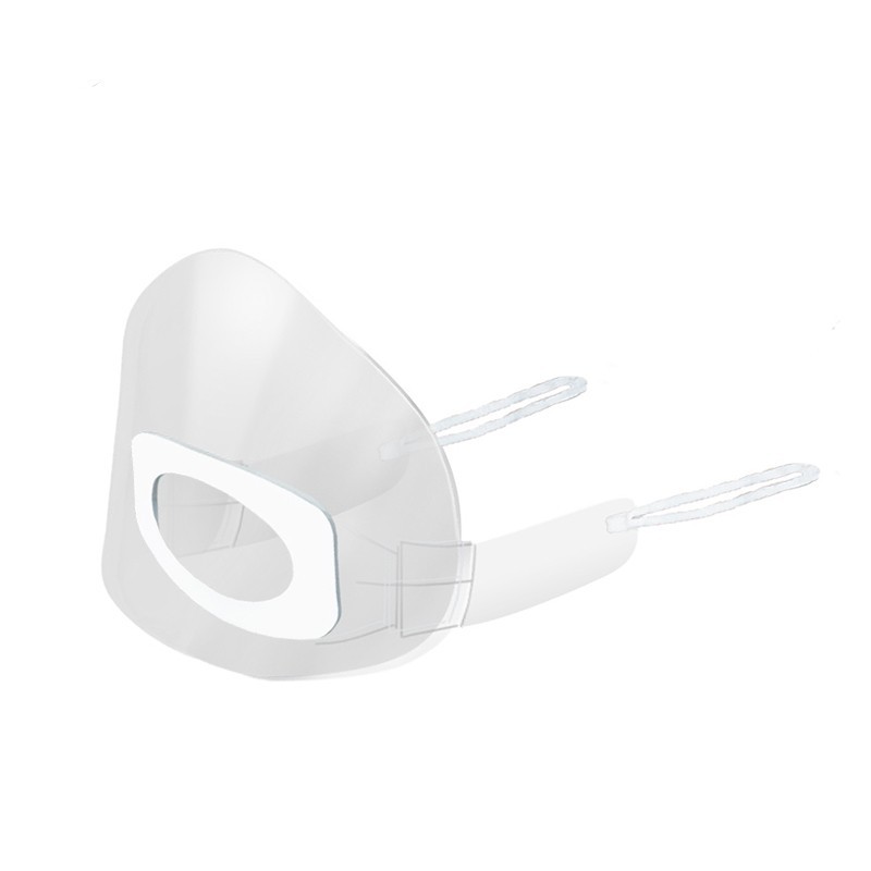 Ochranný štít na nos a ústa Mouth Shield s gumičkami za uši, 5 ks